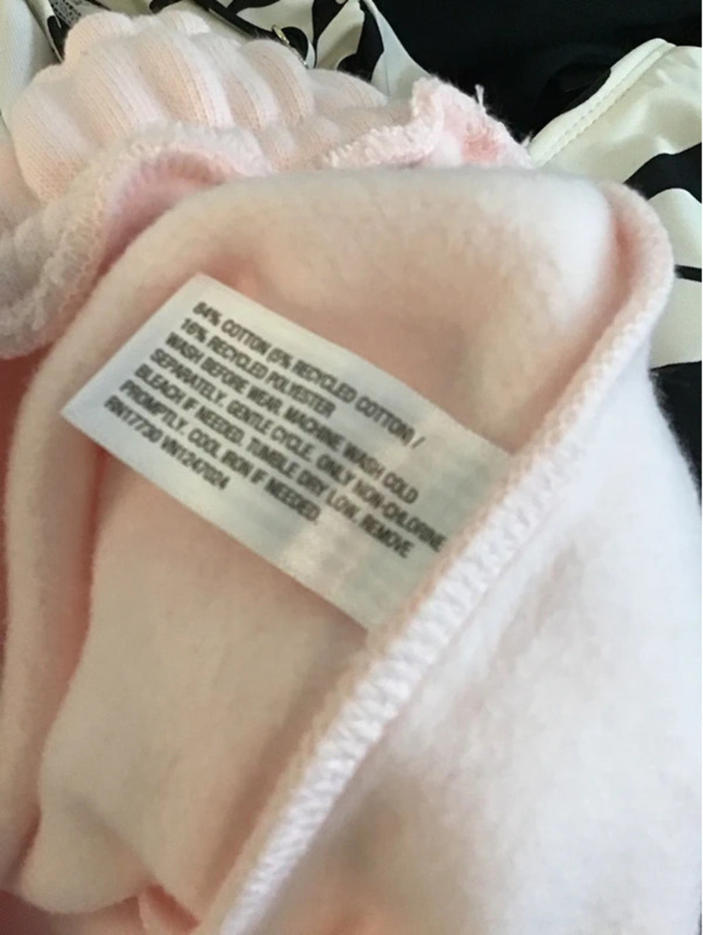 KBB by Kahlana medium terry and fleece shorts, new, pink, cotton - Picture 6 of 6